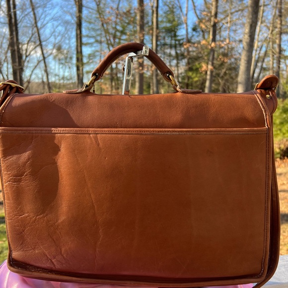 VINTAGE COACH METROPOLITAN LEATHER BRIEFCASE - Picture 6 of 15